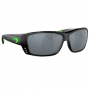 Очки солнцезащитные поляризационные Costa Cat Cay 580 P Matte Black Green Logo/Gray Silver Mirrow