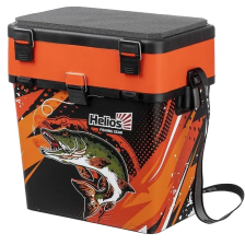 Ящик зимний Helios Pike двухсекционный 19л оранжевый