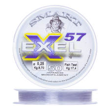 Леска монофильная Smart Exel 57 0,25мм 50м (clear)