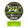 Шнур плетеный Sunline Super PE #0,6 0,128мм 150м (light green)