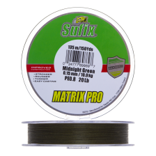 Шнур плетеный Sufix Matrix Pro 0,15мм 135м (midnight green)
