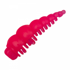 Приманка силиконовая Boroda Baits Larva XL 1,6" #Ярко-розовый
