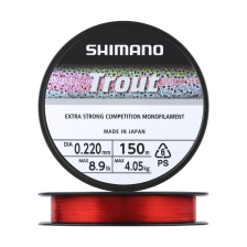 Леска монофильная Shimano Trout Competition Mono 0,22мм 150м (red)