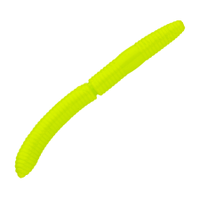 Приманка силиконовая Libra Lures Fatty D'Worm Tournament 55мм #027 Green Apple