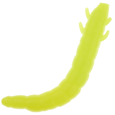 Приманка силиконовая Soorex Pro King Worm 55мм Cheese #306 Chartreuse/Lemon