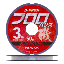 Флюорокарбон Daiwa D-Fron Fluoro Harisu #3,0 0,285мм 50м (clear)