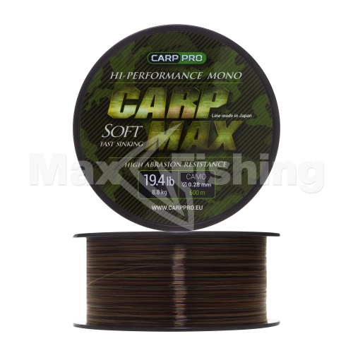 Леска монофильная Carp Pro Carp Max 0,28мм 600м (camo)