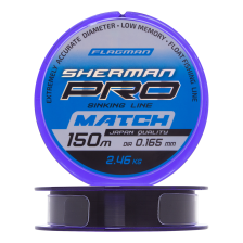 Леска монофильная Flagman Sherman Pro Match 0,165мм 150м (Black)