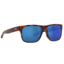 Очки солнцезащитные поляризационные Costa Spearo 580 P Matte Tortoise/Blue Mirror