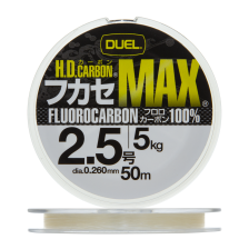Флюорокарбон Duel H.D. Carbon Max Fluorocarbon 100% #2,5 0,260мм 50м (clear)