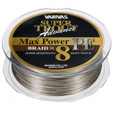 Шнур плетеный Varivas Super Trout Advance Max Power PE X8 #1,0 0,165мм 150м (champagne gold white marking)