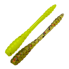 Приманка силиконовая CF Tipsy 1,2" кальмар #6/68 Chartreuse/Black/Red Watermelon