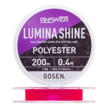 Эстер Gosen Answer Lumina Shine #0,4 0,104мм 200м (pink)