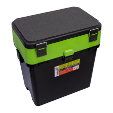 Ящик зимний Helios FishBox двухсекционный 19л зеленый