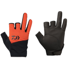 Перчатки Daiwa DG-8922W Windproof Gloves 3-Cut XL #Orange