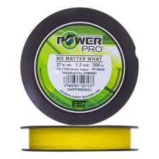 Шнур плетеный Shimano Power Pro Z #1,2 0,185мм 200м (yellow)