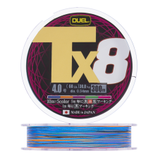 Шнур плетеный Duel PE Tx8 #4 0,34мм 300м (5Color)