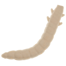 Приманка силиконовая Soorex Pro King Worm 42мм Cheese #101 White