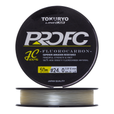Флюорокарбон Tokuryo Fluorocarbon Pro FC #24,0 0,820мм 50м (clear)