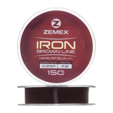 Леска монофильная Zemex Iron 0,234мм 150м (brown)