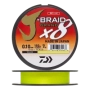 Шнур плетеный Daiwa J-Braid Grand X8 #0,8 0,10мм 135м (yellow)