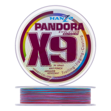 Шнур плетеный Hanzo Pandora Evolution X9 #2,0 0,24мм 150м (multicolor)