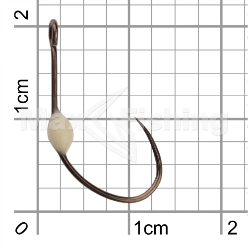 Крючок одинарный LureMax Trout LT37B Phospho #6 (10шт) - 3 рис.