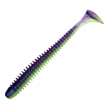 Приманка силиконовая Keitech Swing Impact 2,5" #PAL06 Violet Lime Belly