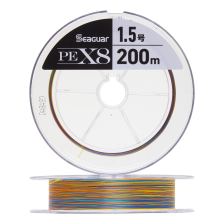 Шнур плетеный Seaguar PE X8 #1,5 0,205мм 200м (multicolor)