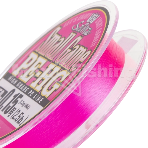 Шнур плетеный Sunline Small Game PE-HG X4 #0,15 0,069мм 150м (pink) - 2 рис.