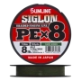 Шнур плетеный Sunline Siglon PE X8 #0,5 0,121мм 150м (dark green)