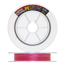 Шнур плетеный Toray Super Strong PE Nage F4 #0,8 200м (multicolor)