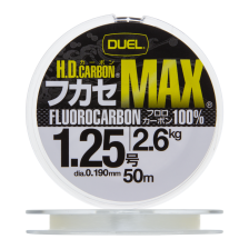 Флюорокарбон Duel H.D. Carbon Max Fluorocarbon 100% #1,25 0,190мм 50м (clear)