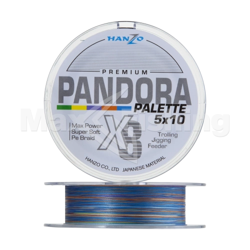 Шнур плетеный Hanzo Pandora Premium X8 #1,5 0,205мм 200м (multicolor)