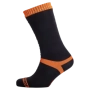 Носки водонепроницаемые Dexshell Hytherm PRO L (43-46) черный/оранжевый