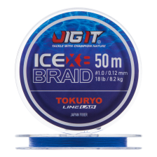 Шнур плетеный Jig It x Tokuryo Ice Braid X8 #1 0,12мм 50м (blue)