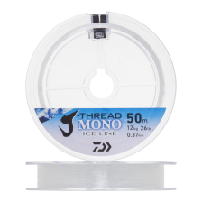 Леска монофильная Daiwa J-Thread Mono Ice Line 0,37мм 50м (clear)