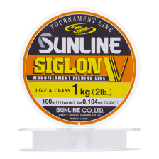 Леска монофильная Sunline Siglon V #0,4 0,104мм 100м (clear)