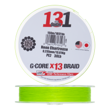 Шнур плетеный Sufix 131 G-Core X13 Braid #2,0 0,235мм 150м (neon chartreuse)