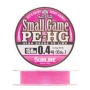 Шнур плетеный Sunline Small Game PE-HG X4 #0,4 0,104мм 150м (pink)