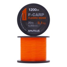 Флюорокарбон Nautilus F-Carp Fluoro Mono 0,302мм 1200м (orange)