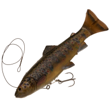 Свимбейт Savage Gear 4D Line Thru Pulsetail Trout 200 SS #Brown Trout