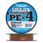 Шнур плетеный Sunline Siglon PE X4 #1,2 0,187мм 200м (multicolor)