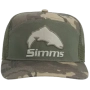 Кепка Simms Brown Trout 7-Panel Olive