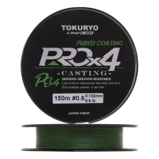 Шнур плетеный Tokuryo Pro PE X4 #0,6 0,132мм 150м (dark green)