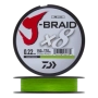 Шнур плетеный Daiwa J-Braid X8 #2,5 0,22мм 150м (chartreuse)