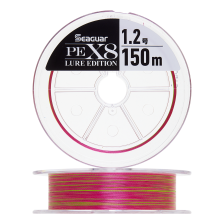 Шнур плетеный Seaguar PE X8 Lure Edition #1,2 0,185мм 150м (multicolor)