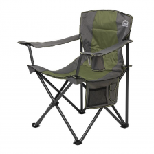 Кресло складное Premier Camp Master зеленый/серый