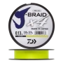 Шнур плетеный Daiwa J-Braid X4E #1,0 0,13мм 135м (yellow)