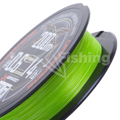 Шнур плетеный YGK X-Braid Upgrade PE X8 #0,6 0,128мм 200м (green) - 3 рис.